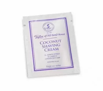 英國 TAYLOR OF OLD BOND STREET 剃鬚膏試用裝 5ml 椰子