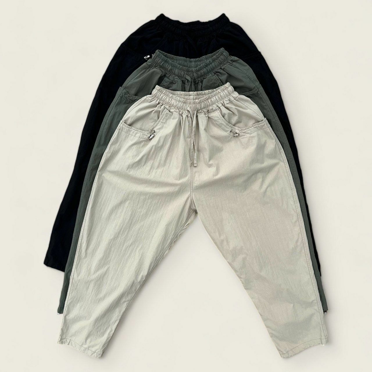 淨色鬆身褲 PEACOCK-069P