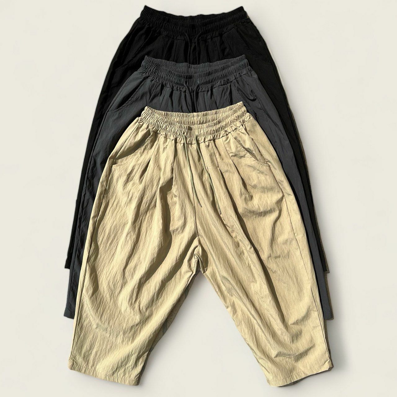 淨色鬆身褲 PEACOCK-073P