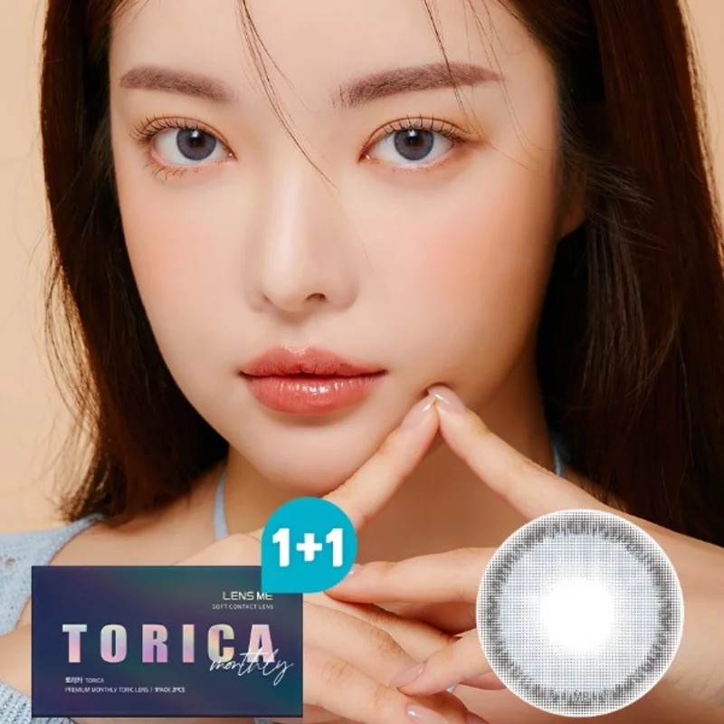 [月拋][散光] Lensme Torica 1 Month Kiss Blue 彩妝隱形眼鏡｜每盒2片