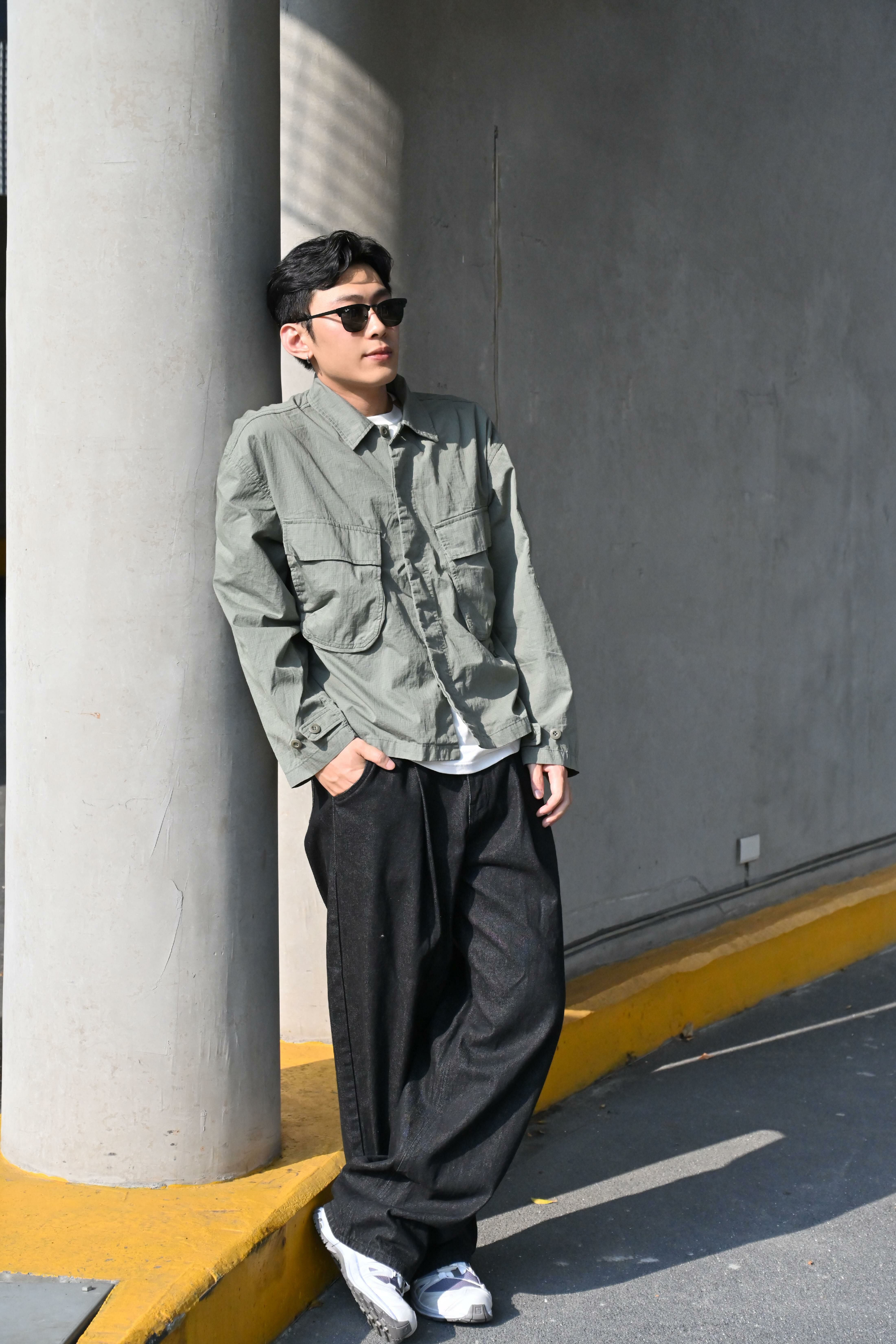 【零碼】STUSSY MILITARY LS OVERSHIRT 襯衫外套 橄欖綠 1110321OLIV