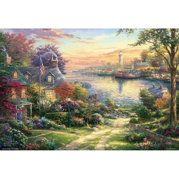 新英格蘭港 (畫布紋理) (絕版)