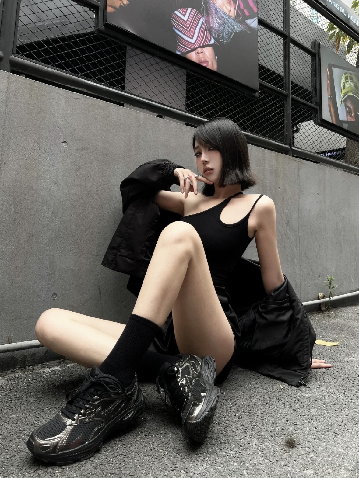 Mizuno Racer S 復古慢跑鞋 金屬黑