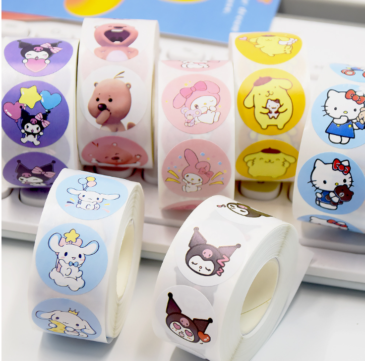 三丽鸥表情包卷卷贴（500贴）