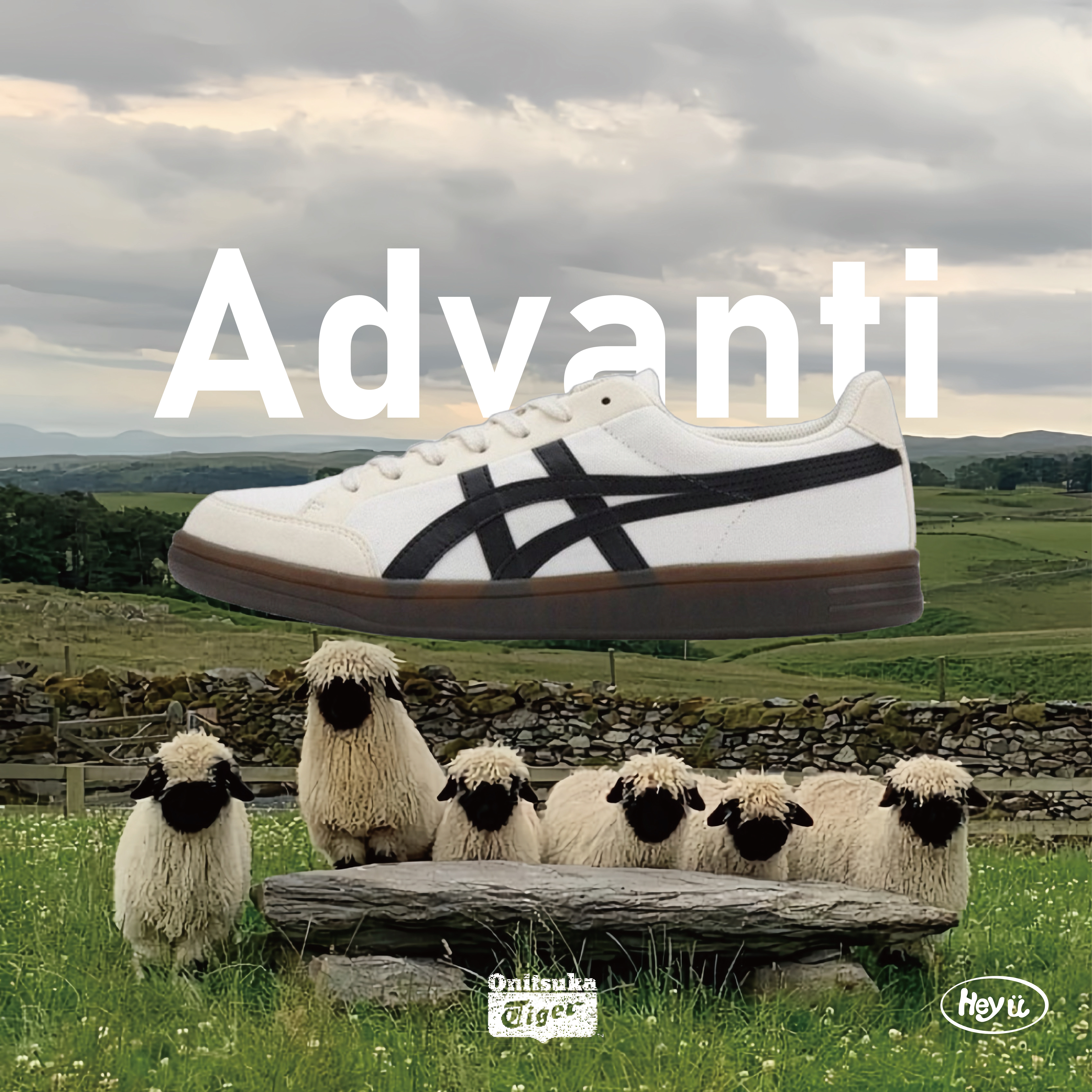 Onitsuka Tiger Advanti (米白黑)