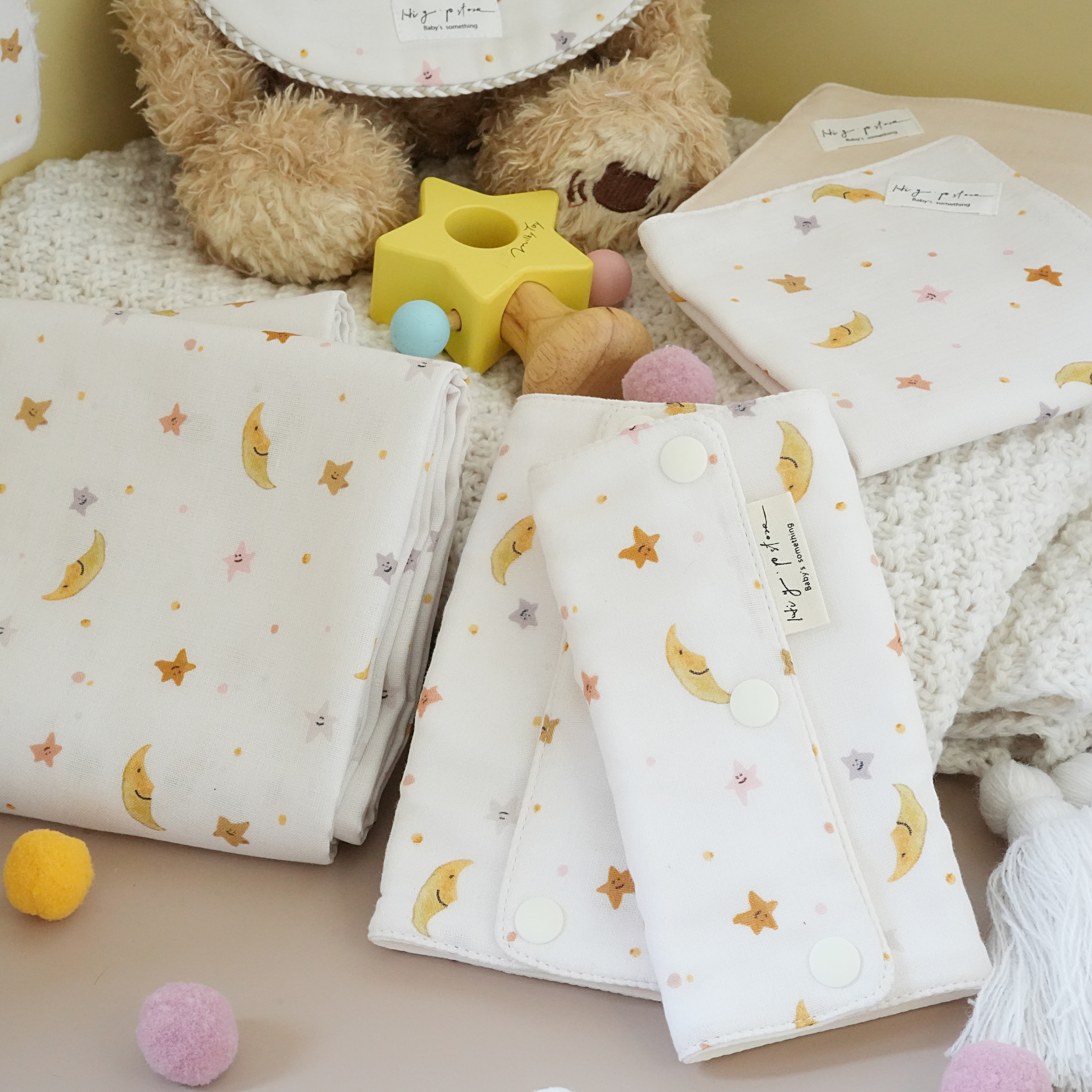 Hi Y.P store-揹巾口水套-獨家設計款-月光星海