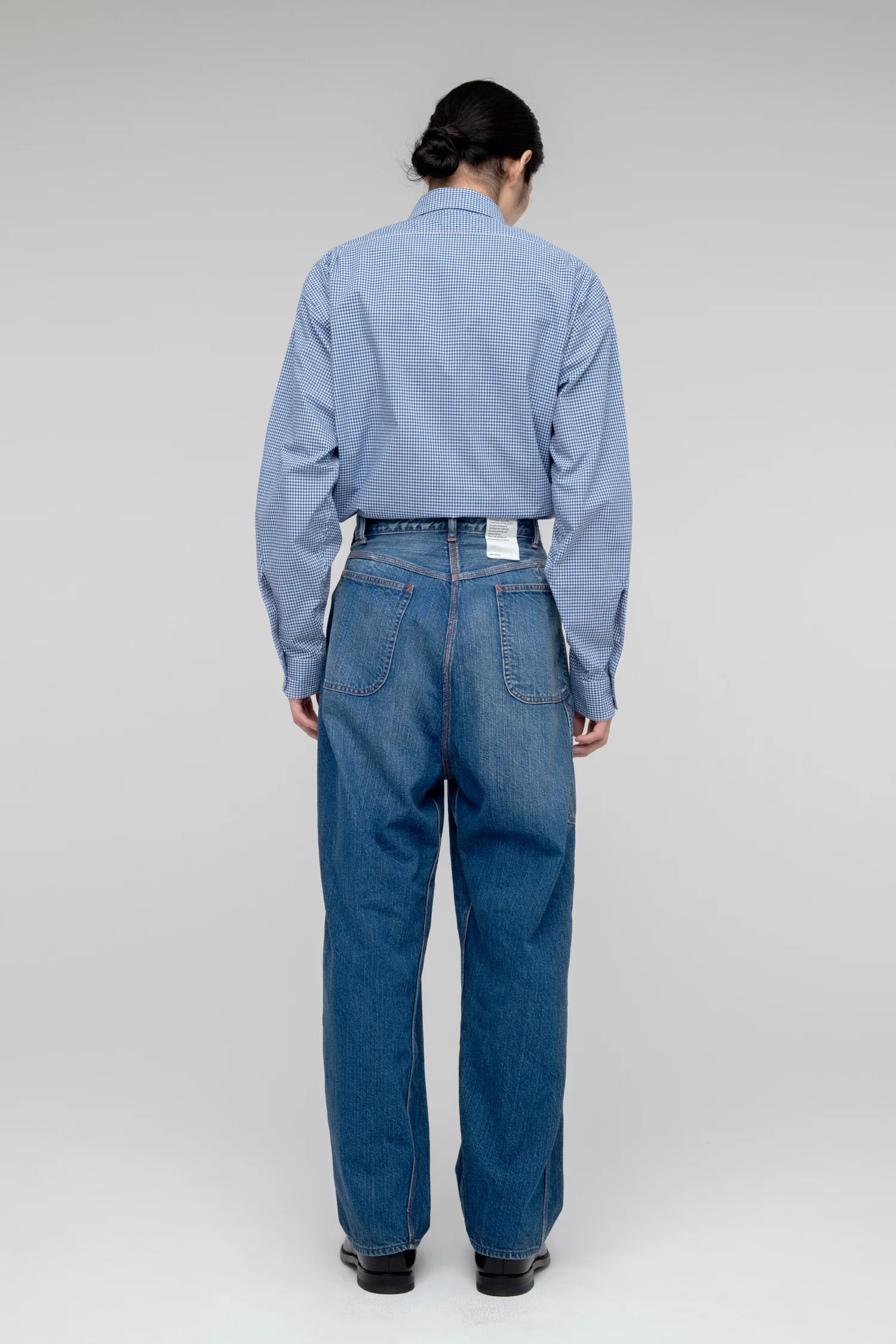 CIOTA PAINTER PANTS 11.5oz NAVY ONE WASH