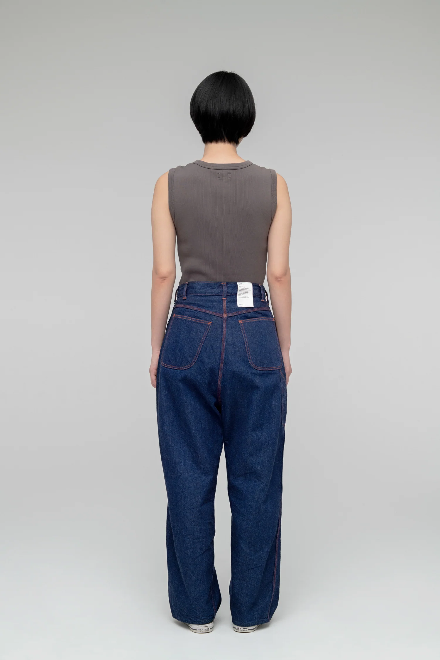 CIOTA PAINTER PANTS 11.5oz NAVY ONE WASH