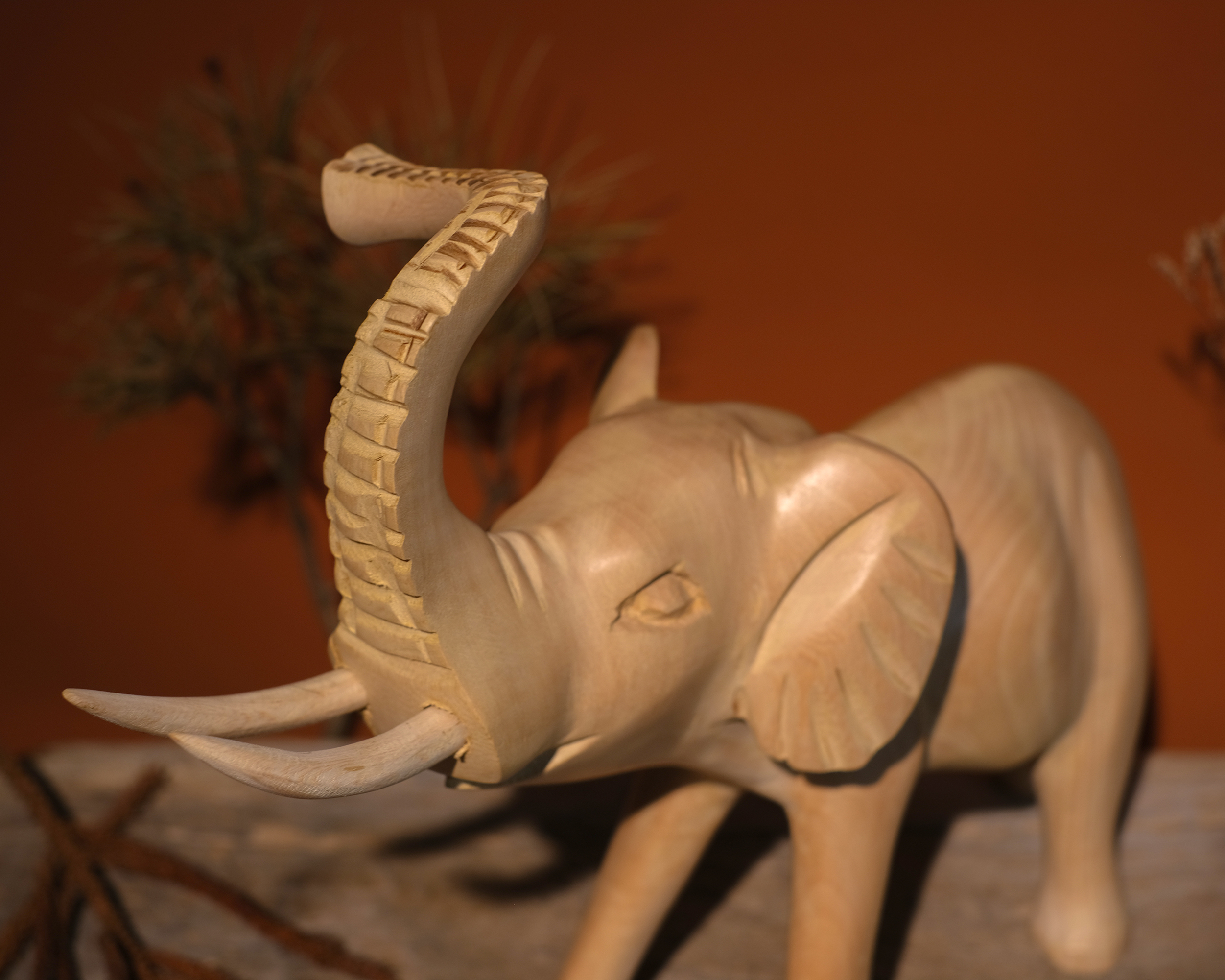 動物木雕｜象｜史瓦帝尼