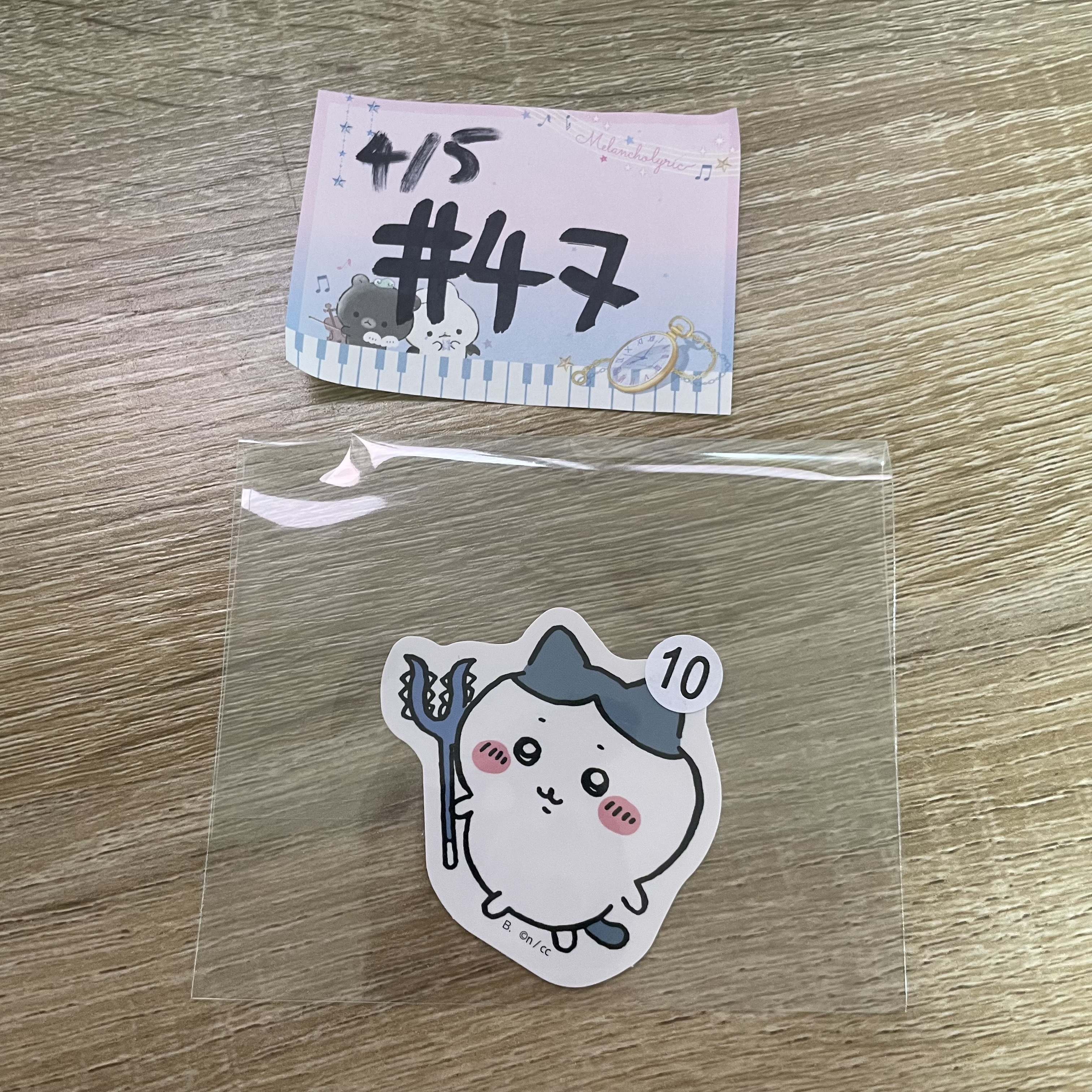 CHIIKAWA  八字貓   貼紙#47