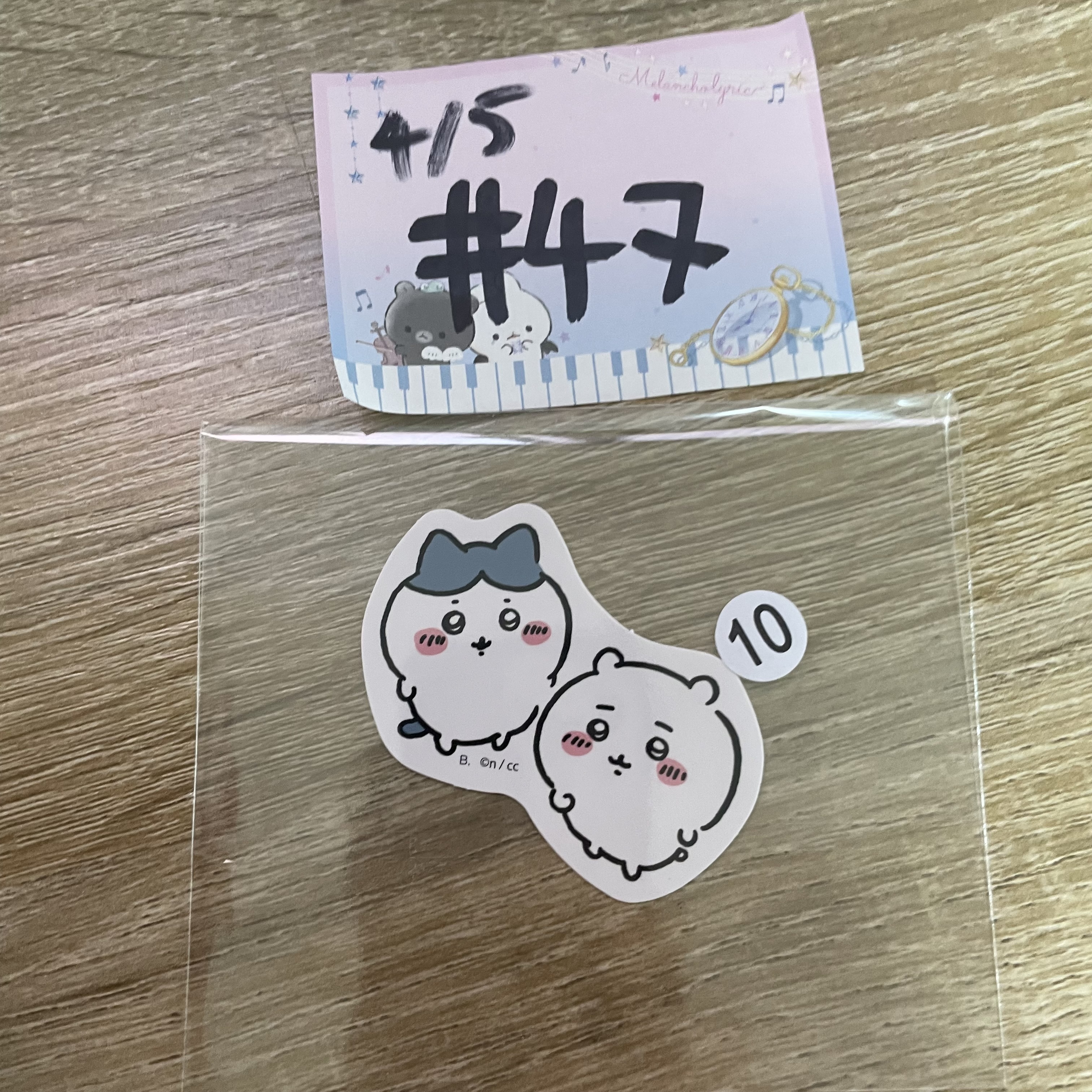 CHIIKAWA    貼紙#47