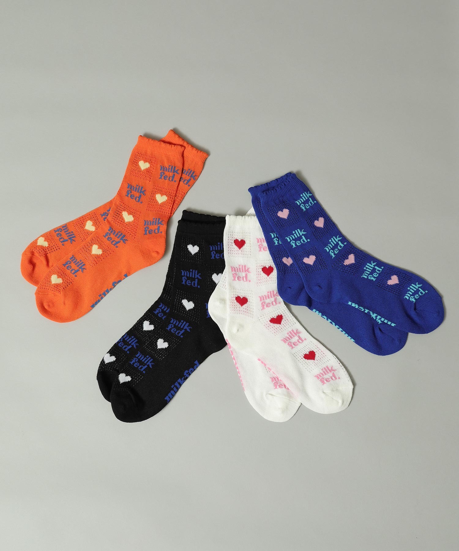 Milkfed BLOCK LOGO SOCKS