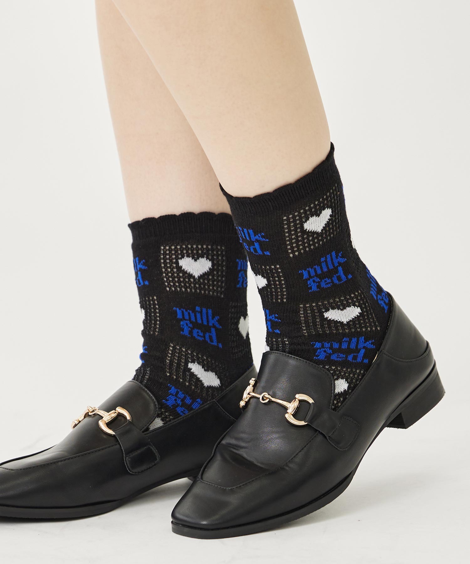 Milkfed BLOCK LOGO SOCKS