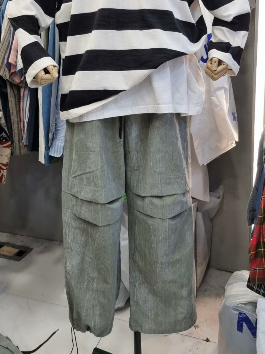 淨色可束腳鬆身褲 P2778