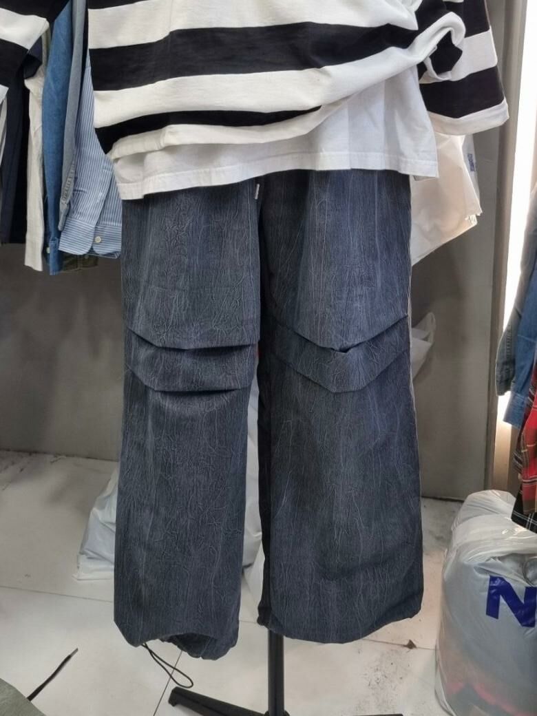 淨色可束腳鬆身褲 P2778