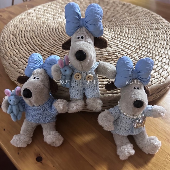 《50582》蝴蝶結編織毛衣掌門狗系列(3款)