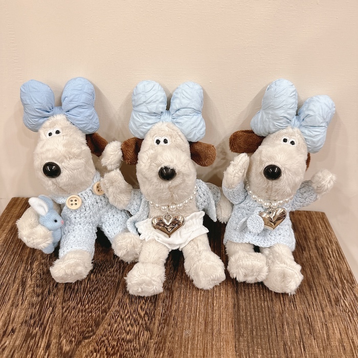 《50582》蝴蝶結編織毛衣掌門狗系列(3款)