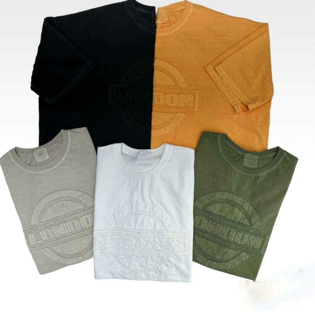 OverSize洗水英文字短袖Tee  T5429