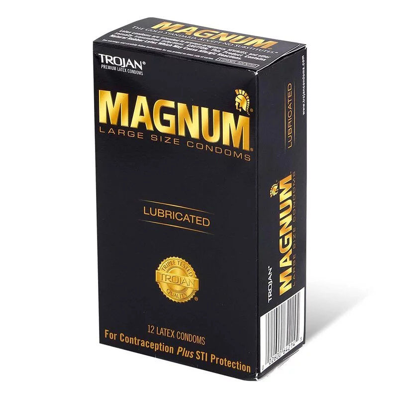 Trojan Magnum 62/55mm 12's Pack Latex Condom
