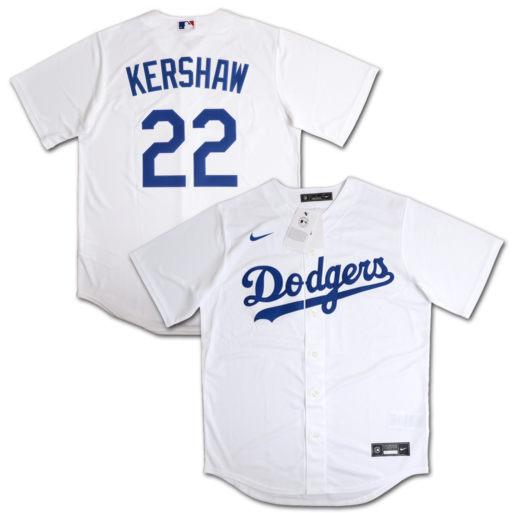 Nike 洛杉磯道奇隊 Clayton Kershaw 主場 球迷版 球衣
