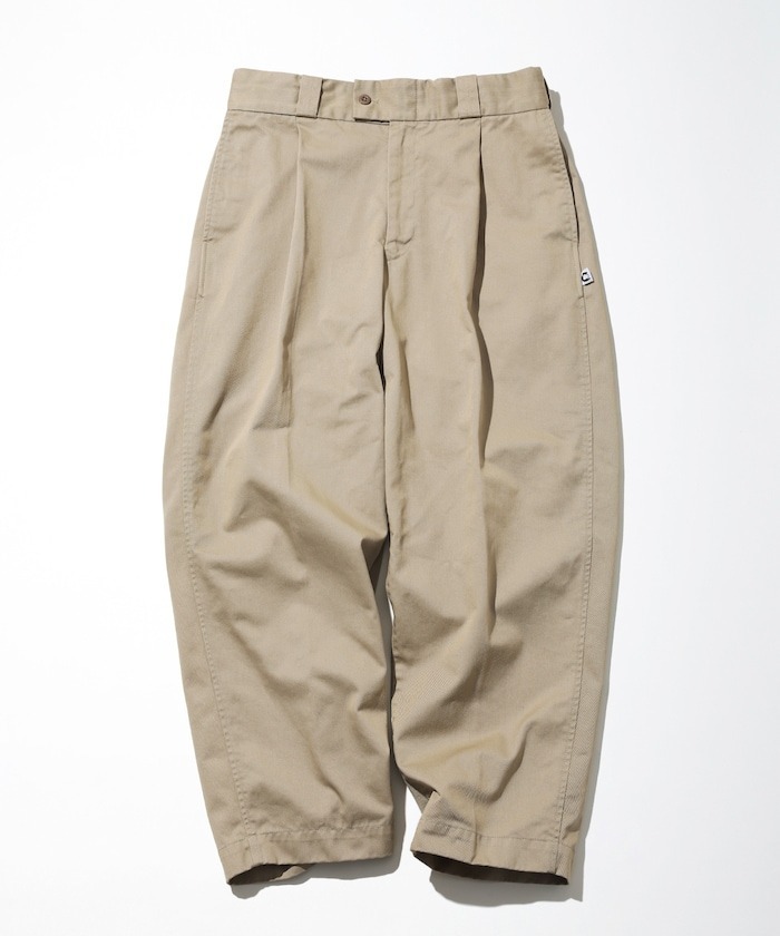 CAHLUMN TC Twill 1 Tuck Pants 打摺寬褲