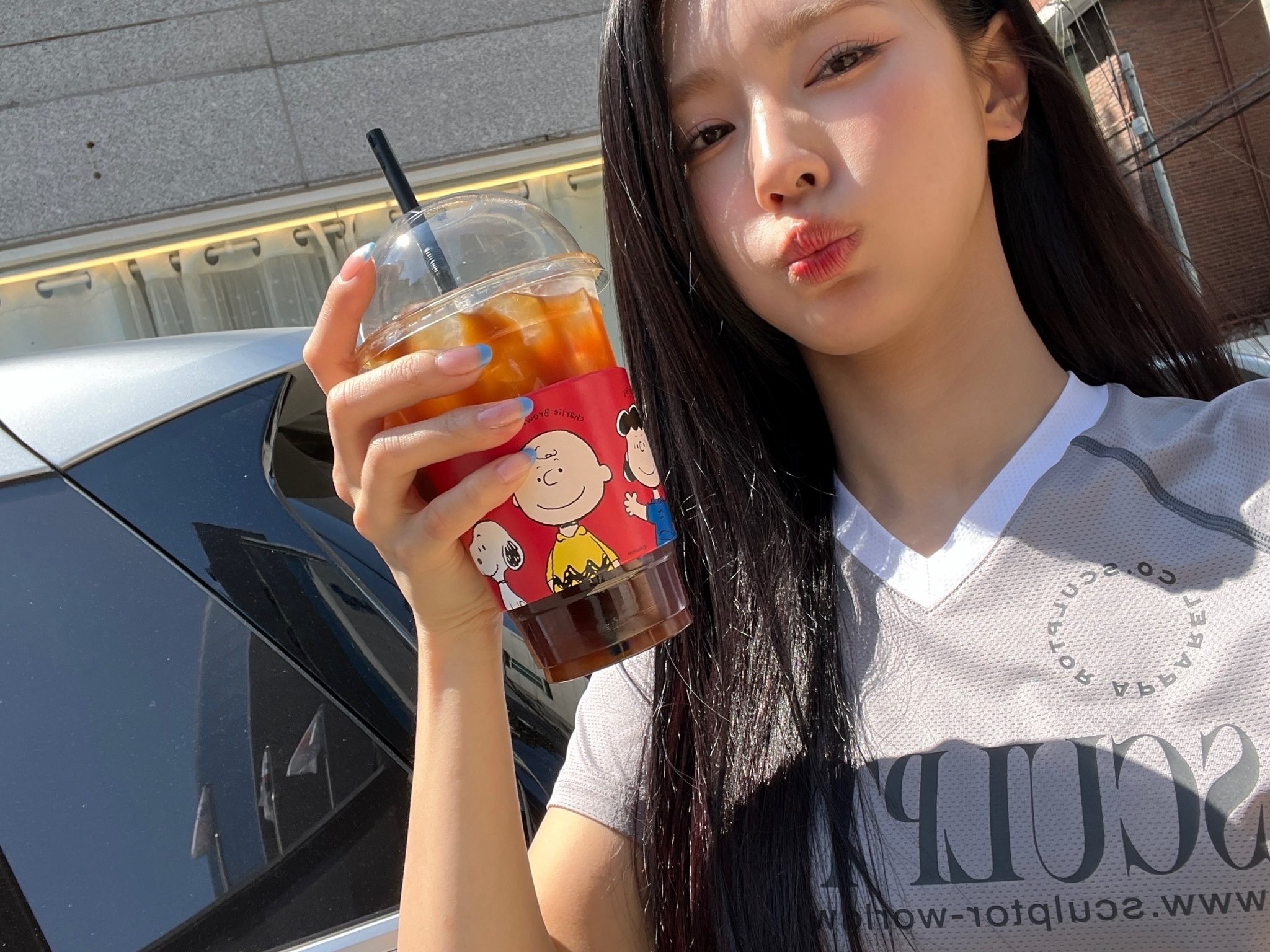 SCULPTOR - Sports Jersey Tee (Gray) [GIDLE MIYEON同款]
