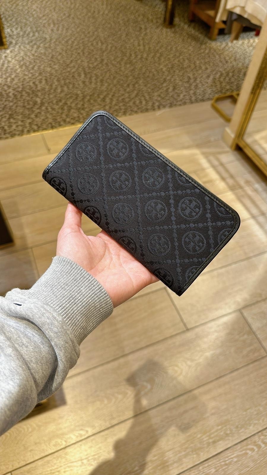 Tory Burch T Monogram Slim Long Wallet