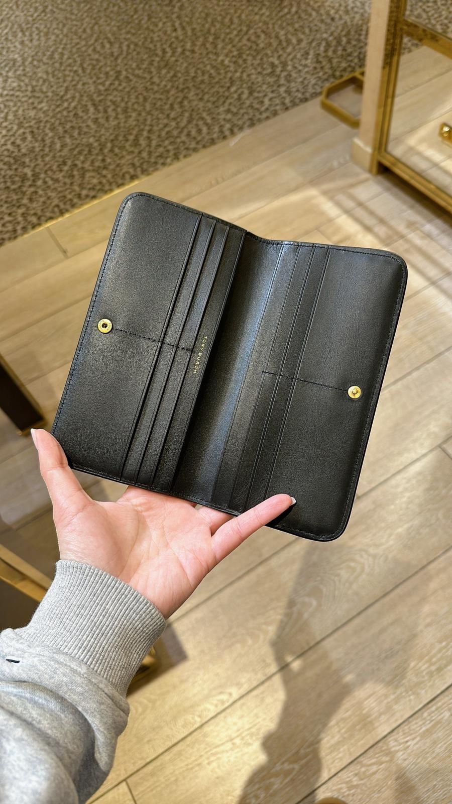 Tory Burch T Monogram Slim Long Wallet