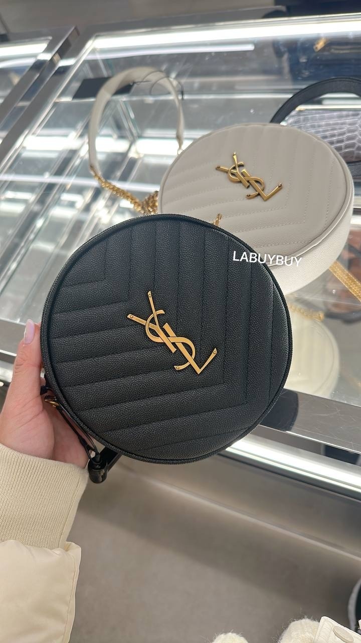 YSL Round Crossbody