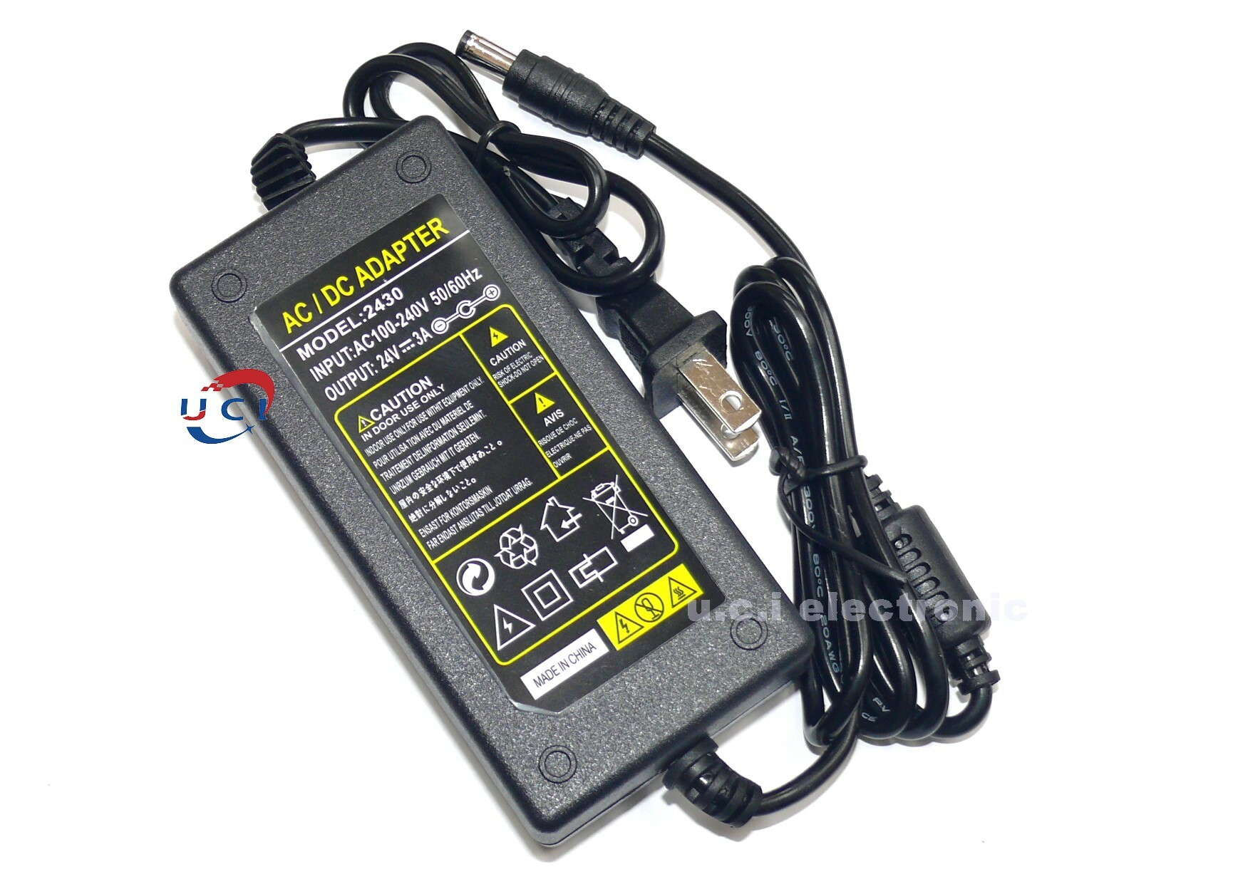 【UCI電子】 (I-2) 24V3A 24V5A 電源適配器 變壓器 充電器 開關電源