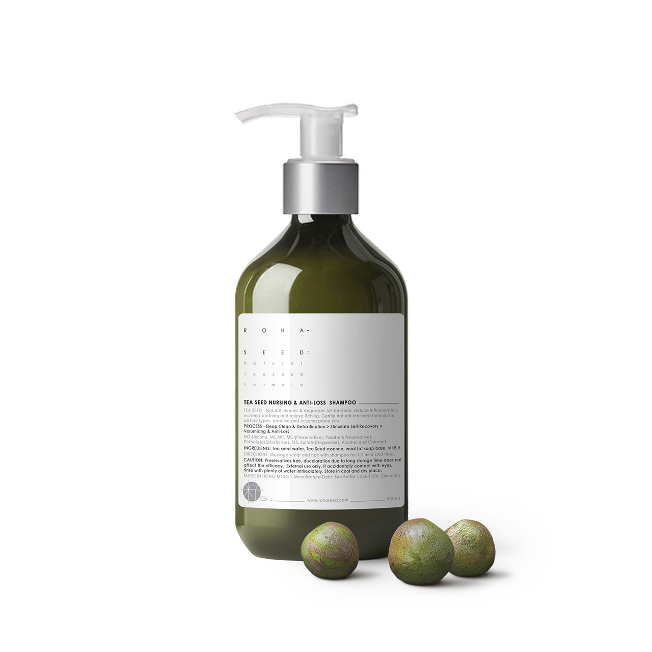 Rohaseed 茶籽調理及防脫洗髪露 (500ml)