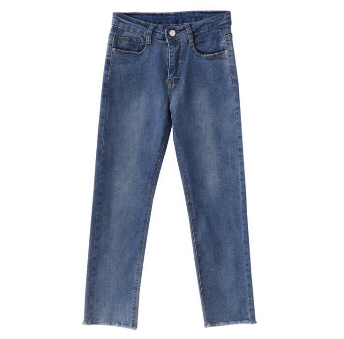 Hot selling stretch jeans [blue] [size 25/size 30] (please contact customer service to confirm the delivery size after placing the order)