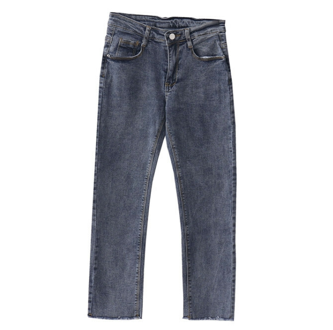 Hot selling stretch jeans [blue gray] [25 yards/27 yards/29 yards-31 yards] (please contact customer service to confirm the delivery size after placing the order)