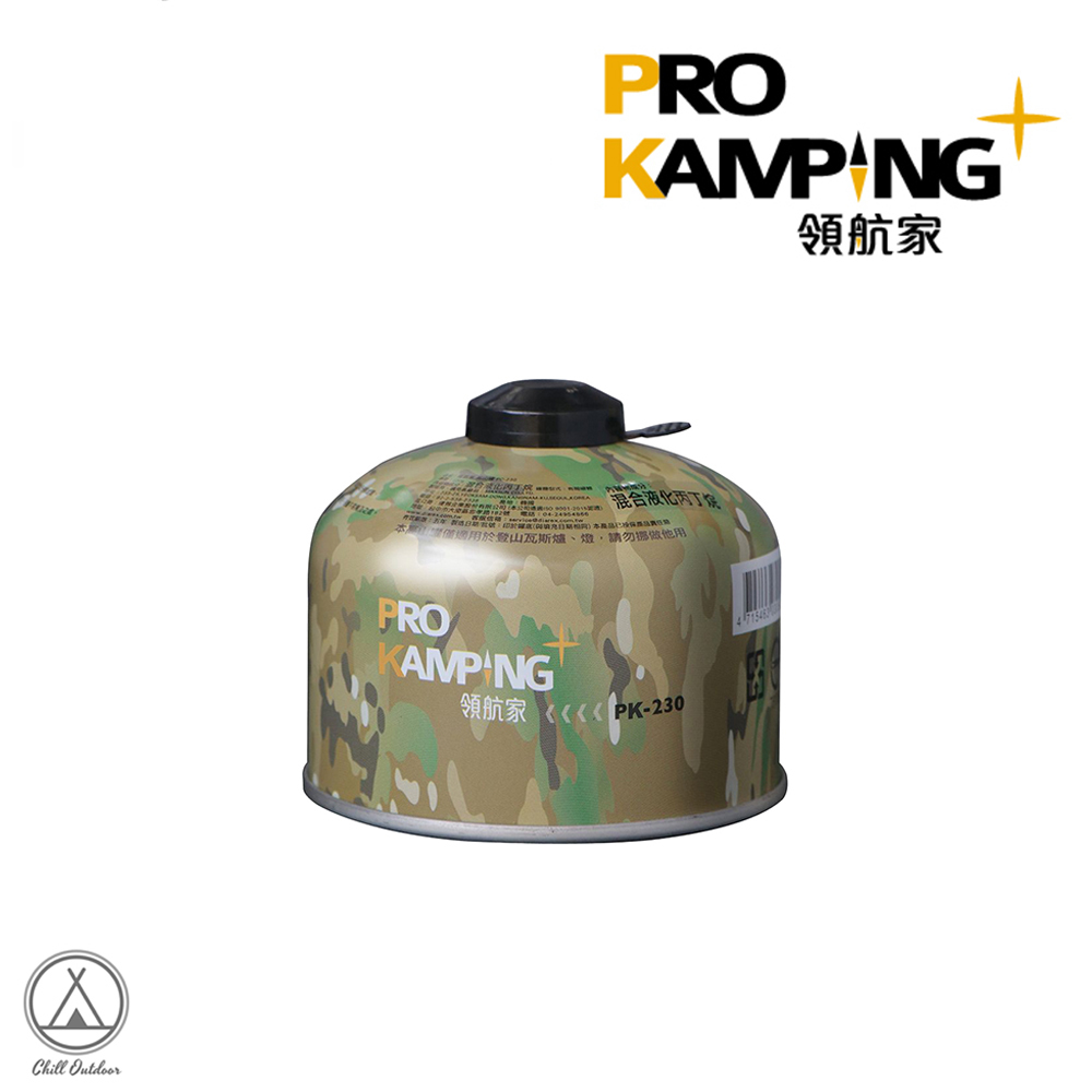 ProKamping領航家 高山瓦斯罐 230g(單罐)