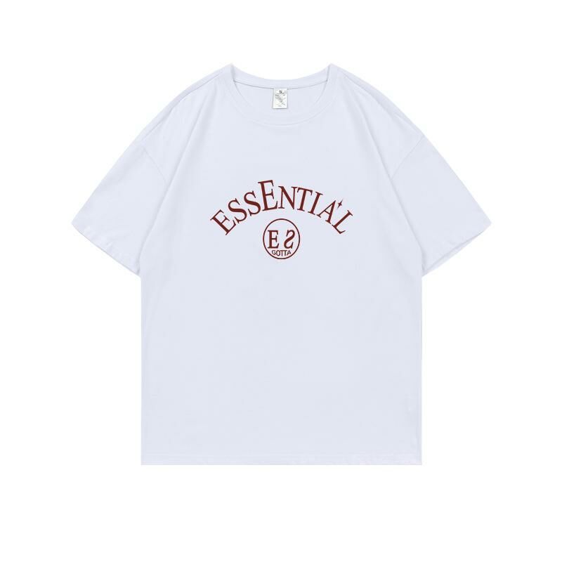 Loose short-sleeved T-shirt (S-4XL white 220g cotton) [Please contact customer service to confirm the shipping size after placing an order] 