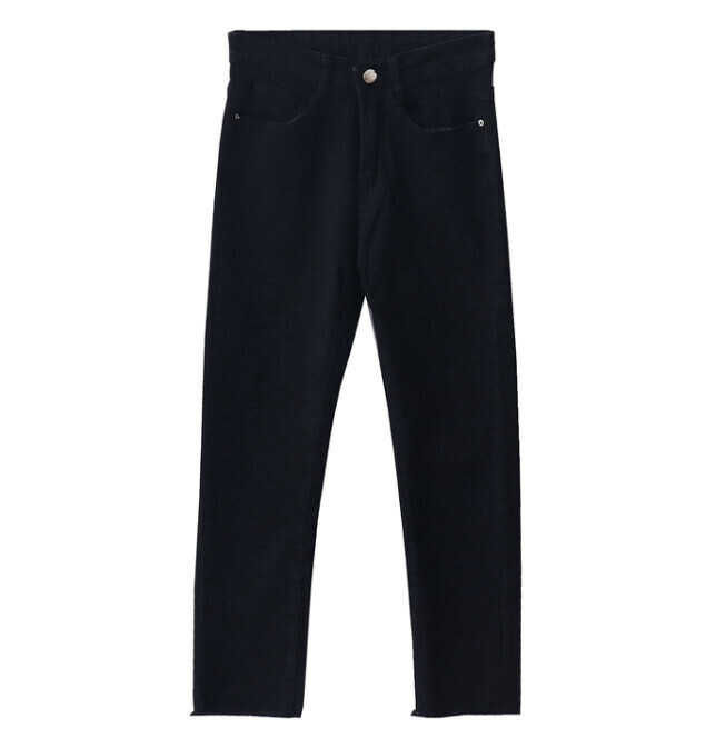 Hot selling stretch jeans [black] [size 25-30] (please contact customer service to confirm the delivery size after placing the order)