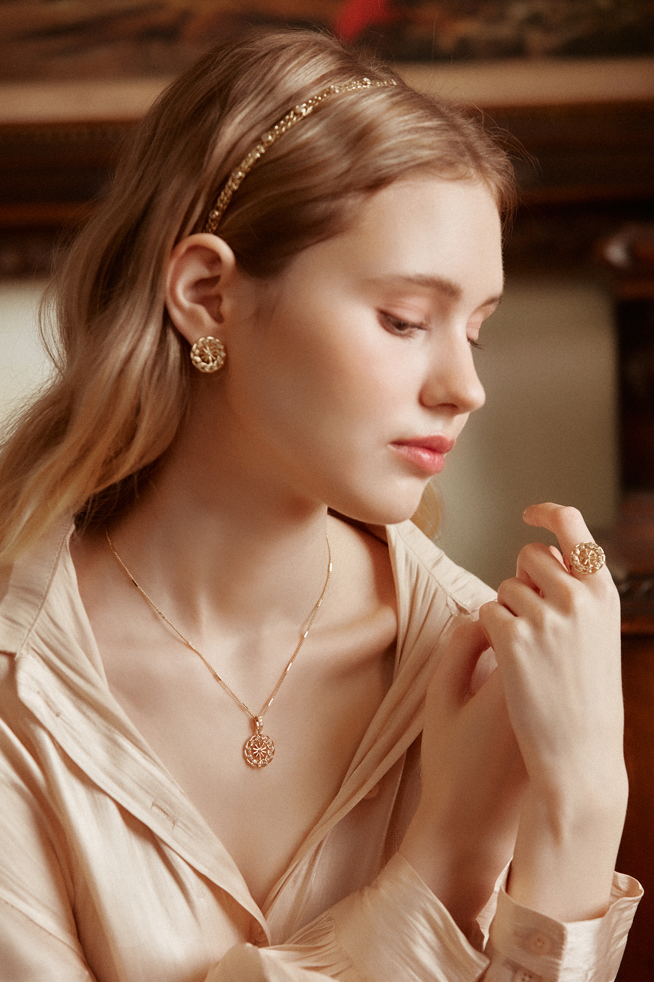 黃銅飾品,黃銅,18kgp,氣質,仙女,耳環,鋯石,