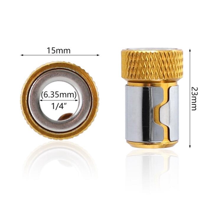 附發票｜螺絲刀用增磁環｜MAGR、MAGY、MAGB 批頭增磁環1/4"  通用磁圈鋼套