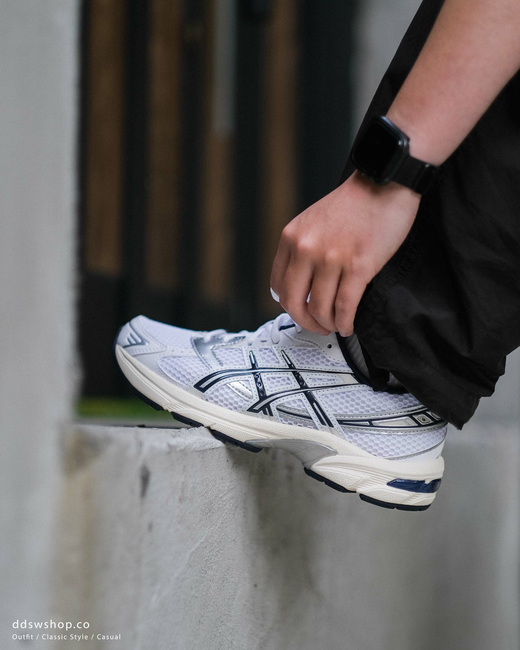 Asics Gel-1130 復古午夜藍白 奶油底 1202A164-110