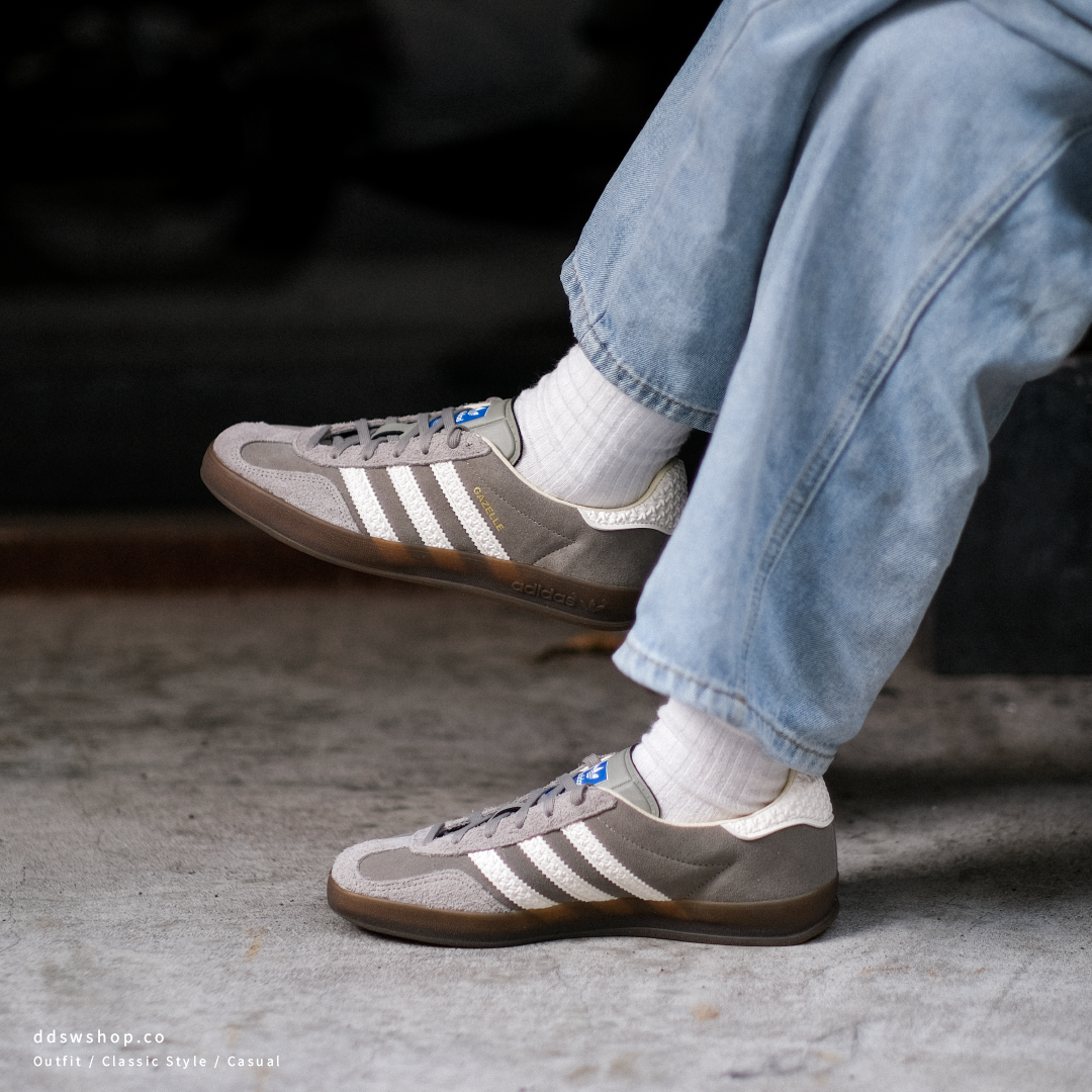 ”代購“Adidas Originals Gazelle 格雷灰 德訓鞋 IF1807