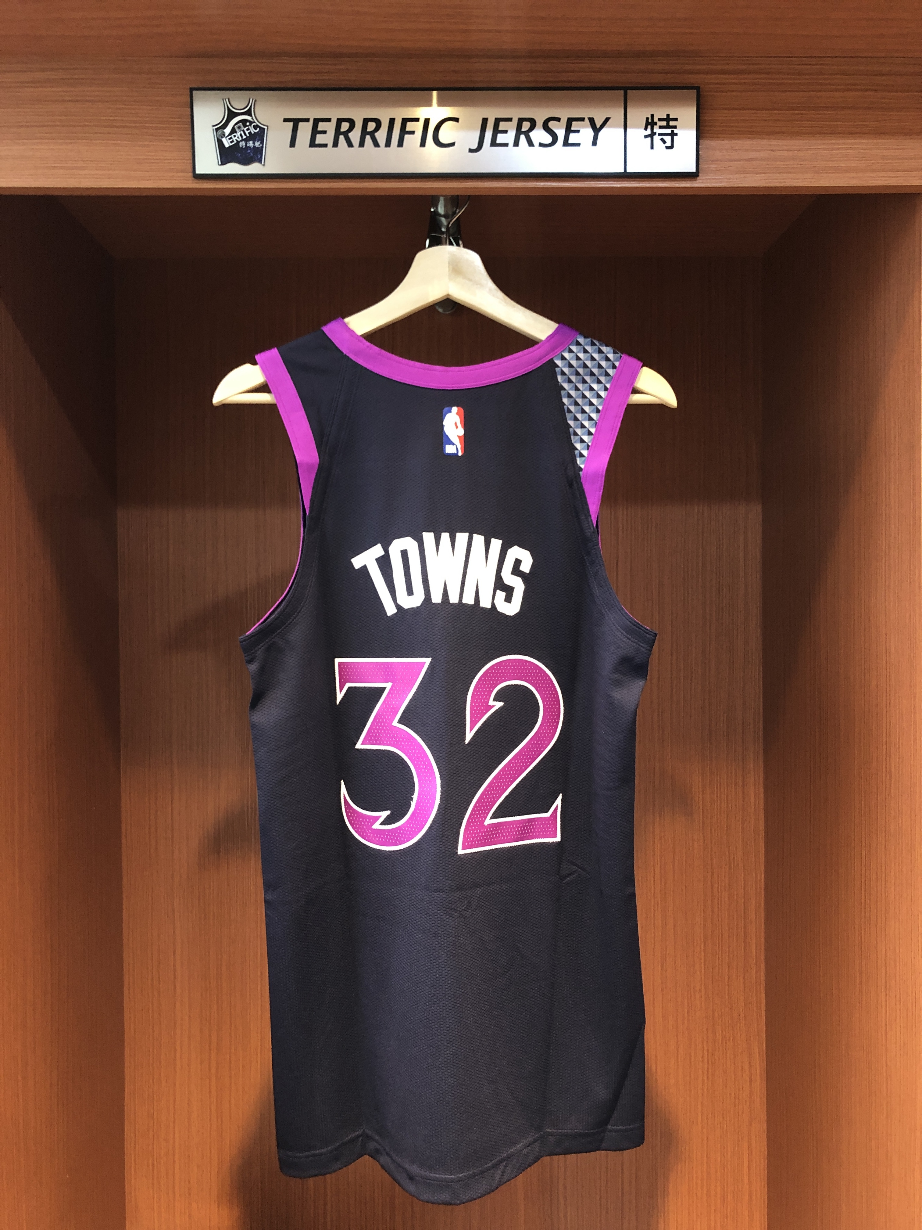 NBA球衣 Karl Anthony Towns 明尼蘇達灰狼城市 City Nike Authentic 球員版 電繡 含贊助商標 全新