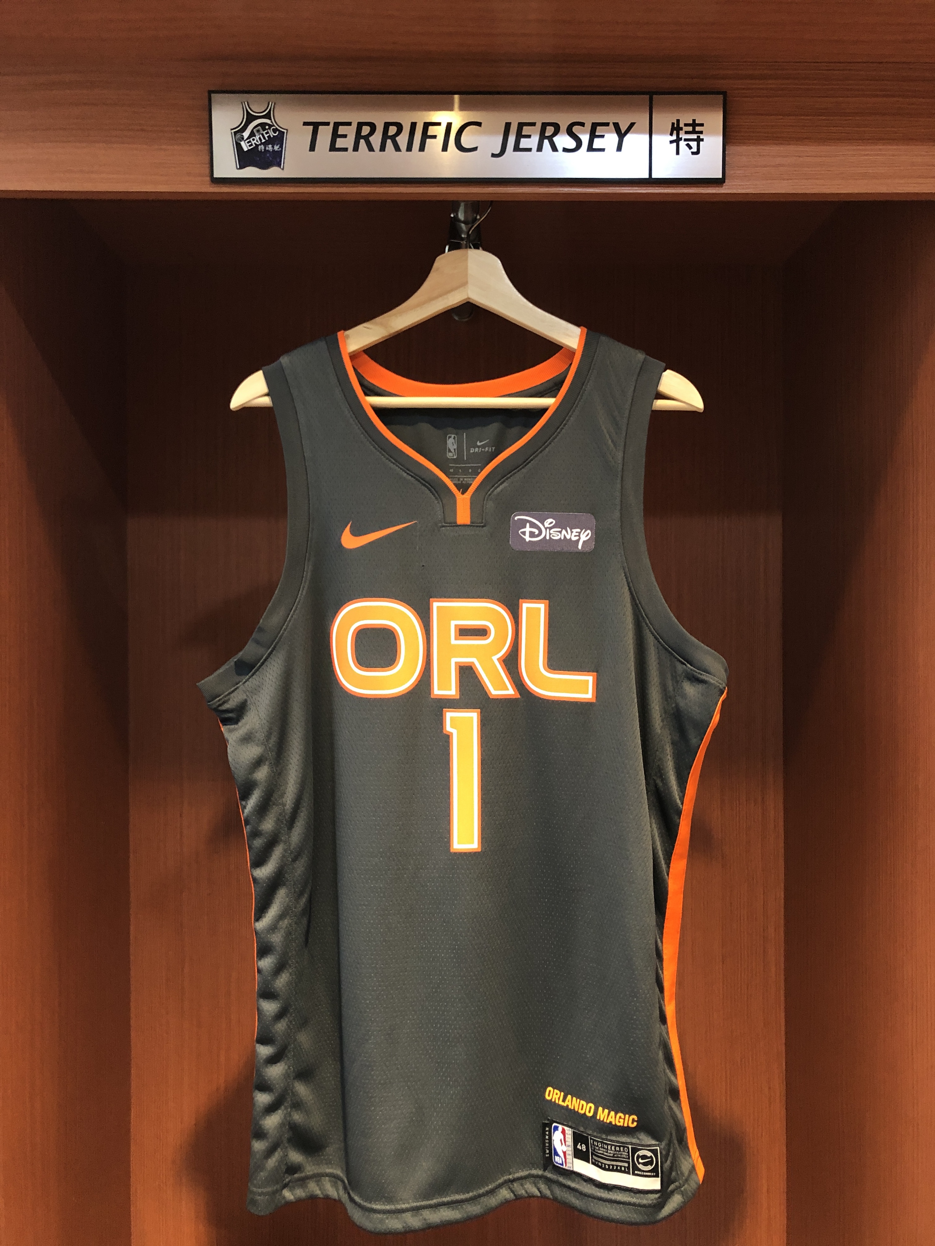 NBA球衣 Jonathan Isaac 奧蘭多魔術城市 City Nike Swingman 球迷版 熱轉印 含贊助商標 瑕疵