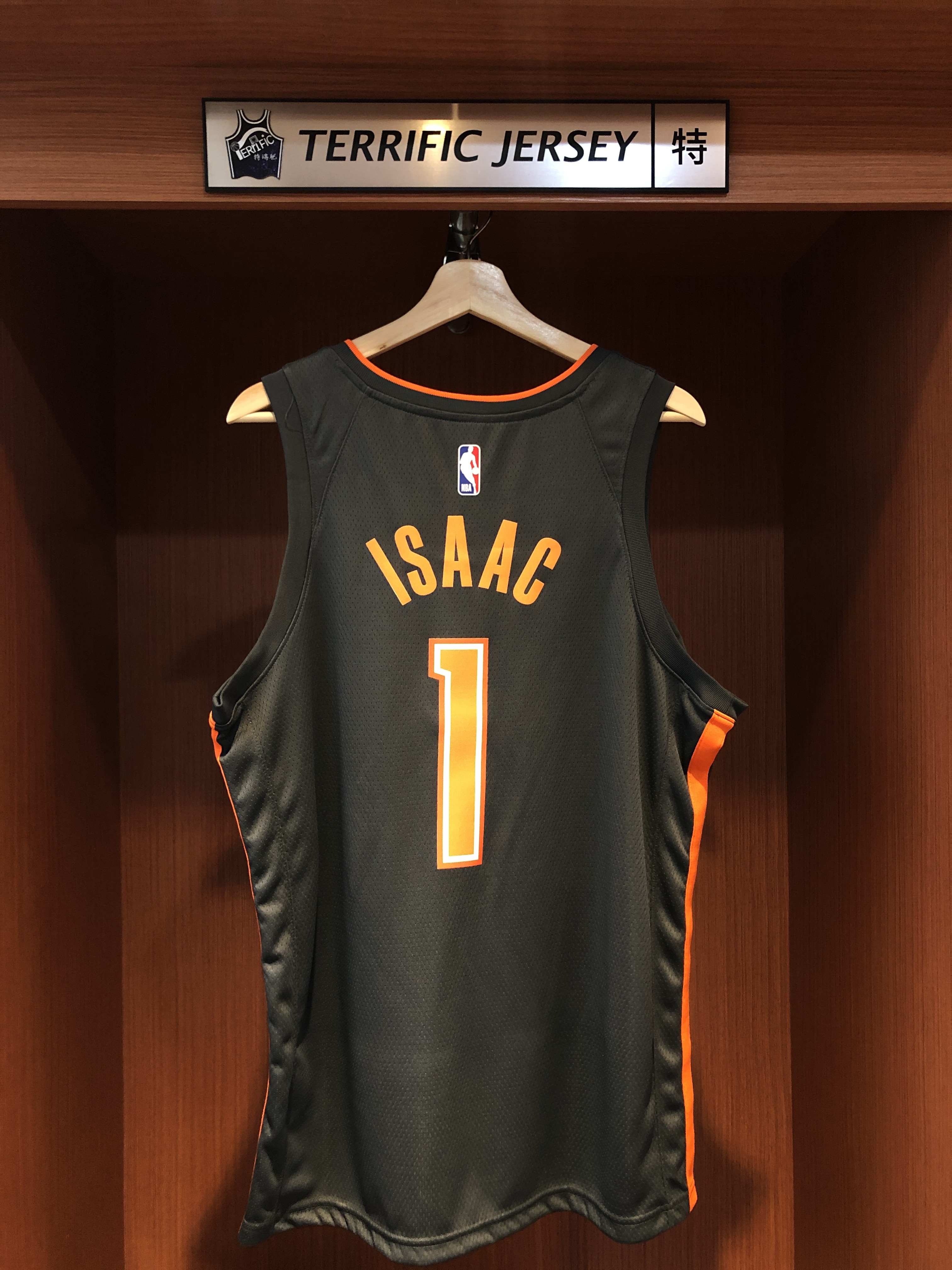 NBA球衣 Jonathan Isaac 奧蘭多魔術城市 City Nike Swingman 球迷版 熱轉印 含贊助商標 瑕疵