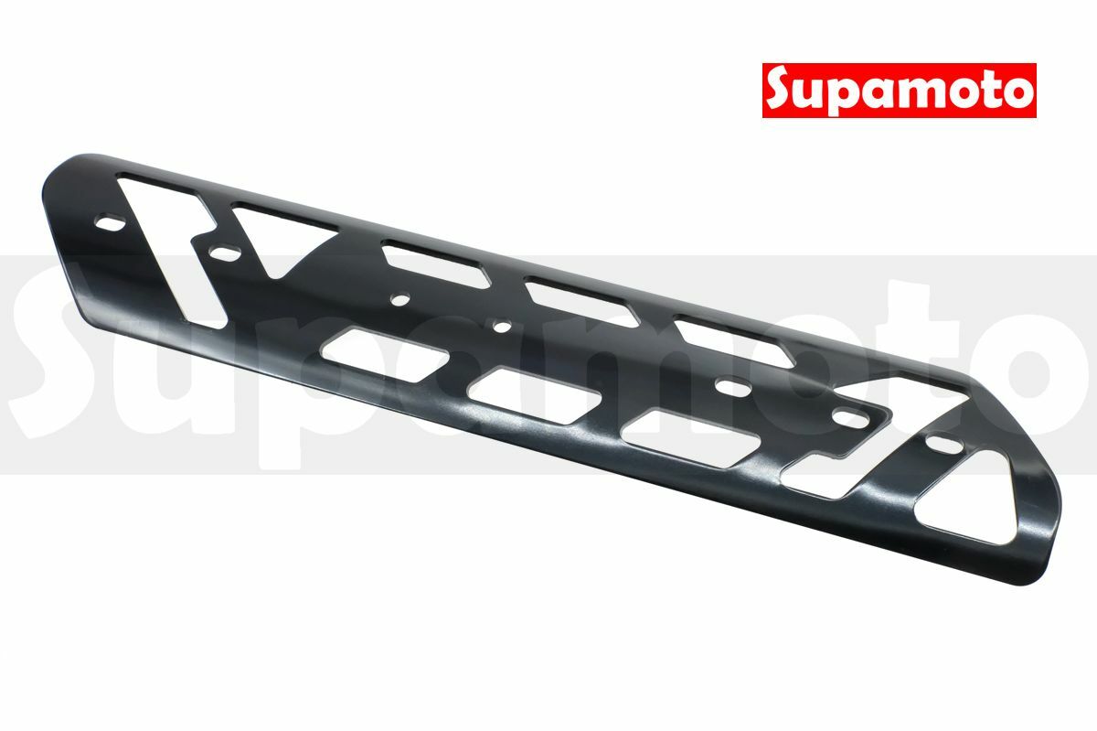 -Supamoto- 排氣管 鋁合金 防燙蓋 防燙片 通用 改裝 造型 檔車 重機 驗車 隔熱 黑色 尾段