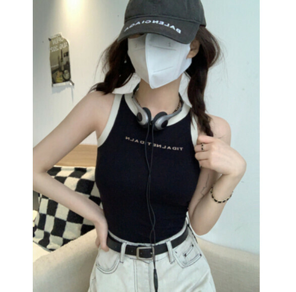 Summer T-shirt with chest pad (black) [one size]