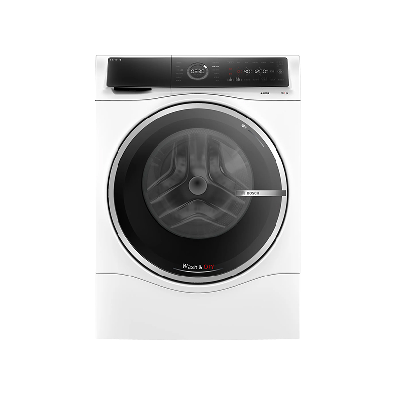 BOSCH 三效極淨洗脫烘洗衣機 10/7KG 220V 贈原廠底座 WNC554A0TC+WMZ20530WW