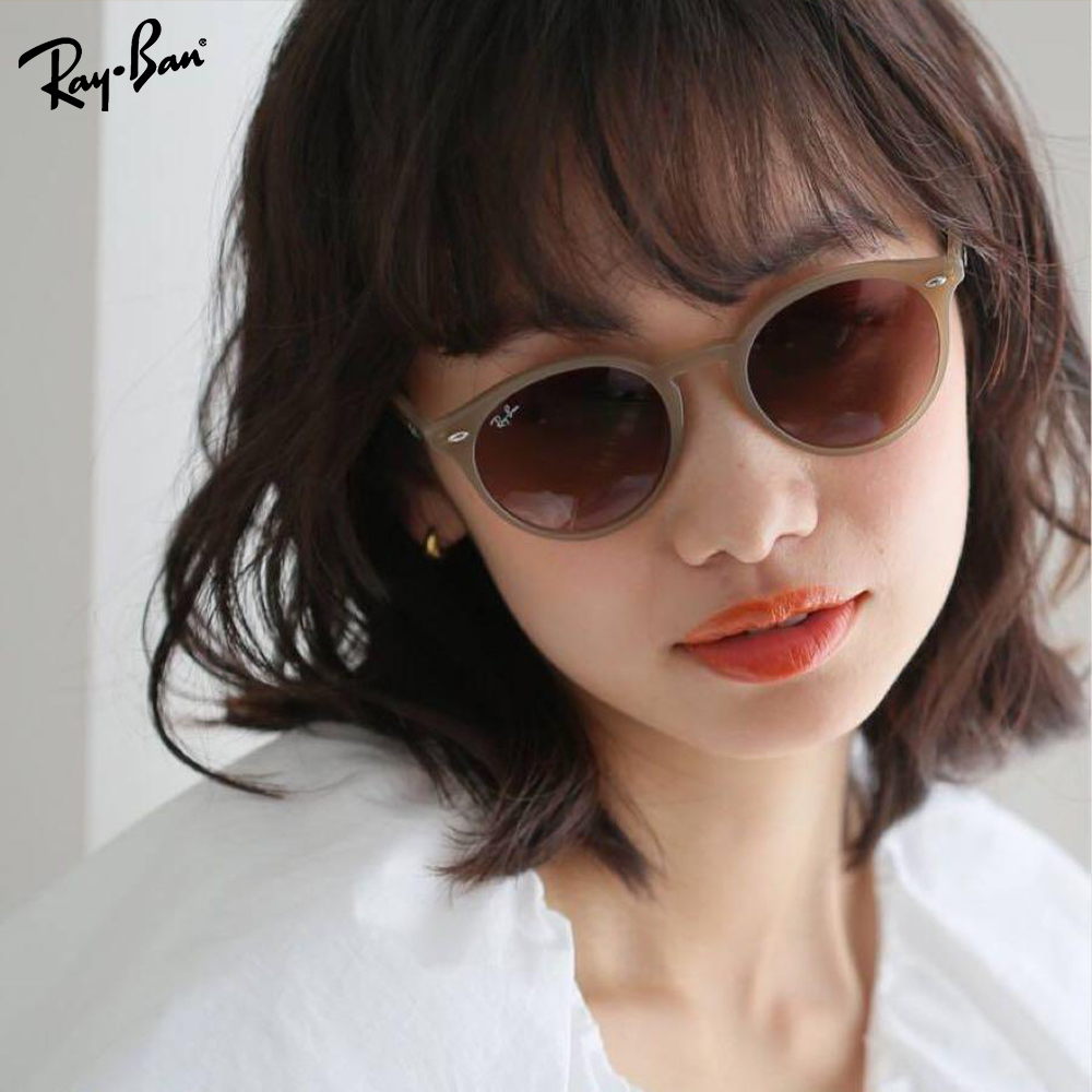 【RayBan】RB2180F 6166/13-51mm 圓框太陽眼鏡♣