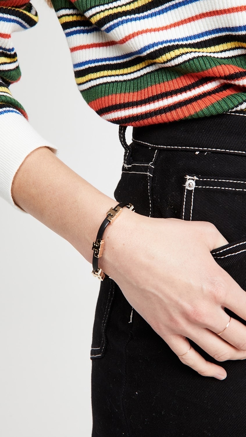 Tory Burch Serif T Wrap Bracelet