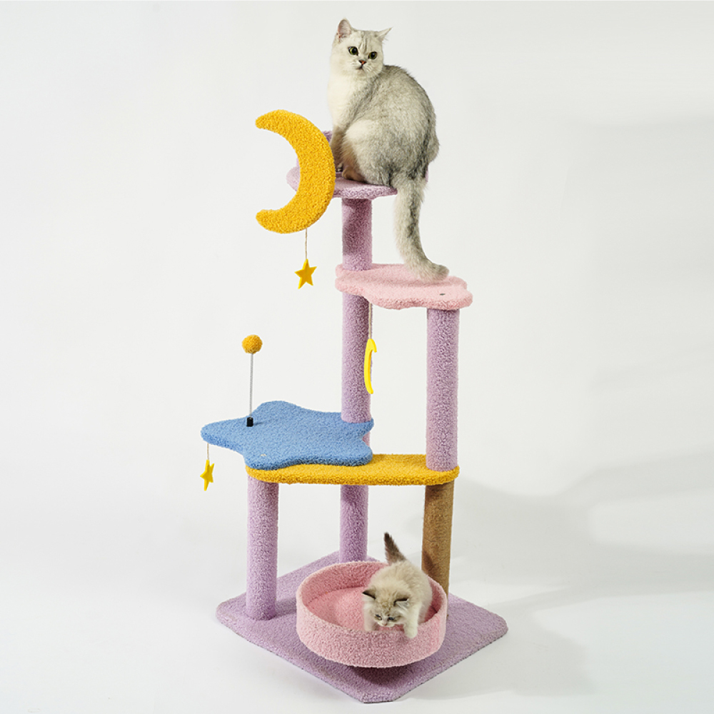 【Petpanny陪陪你】月光閃閃貓跳台