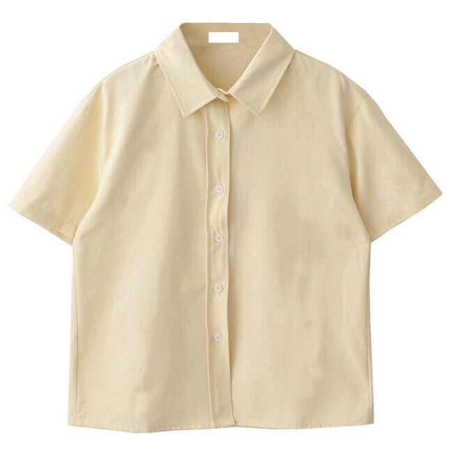 熱賣Polo領襯衣【鵝黃色】【S碼-L碼】（下單後請聯絡客服確認發貨尺碼）